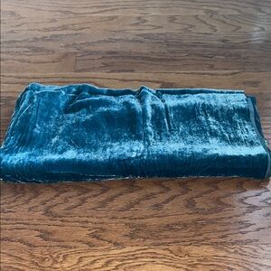 TEAL VELVET FABRIC
~2 yards